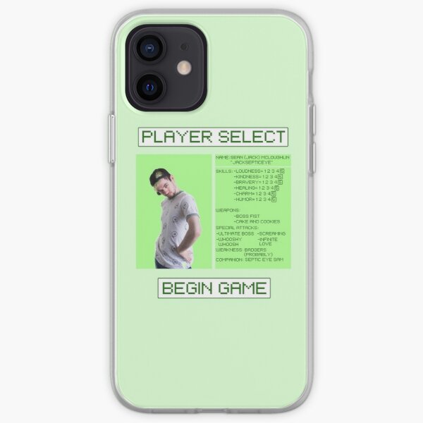 Jacksepticeye Player Select Screen iPhone Soft Case RB0107 product Offical Jacksepticeye Merch