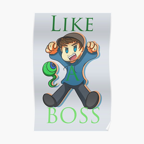 Jacksepticeye - Like a Boss!! Poster RB0107 product Offical Jacksepticeye Merch