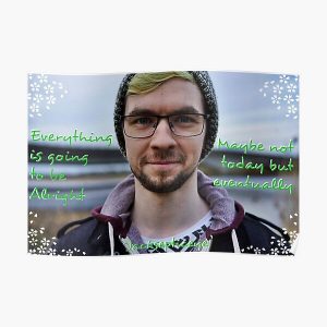 Jacksepticeye Inspirational Quote-Eventually  Poster RB0107 product Offical Jacksepticeye Merch