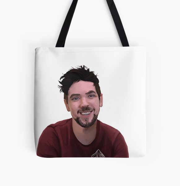 Jacksepticeye Realism Drawing {20 Million Celebration} All Over Print Tote Bag RB0107 product Offical Jacksepticeye Merch