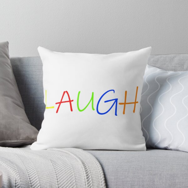 Jacksepticeye- LAUGH Throw Pillow RB0107 product Offical Jacksepticeye Merch