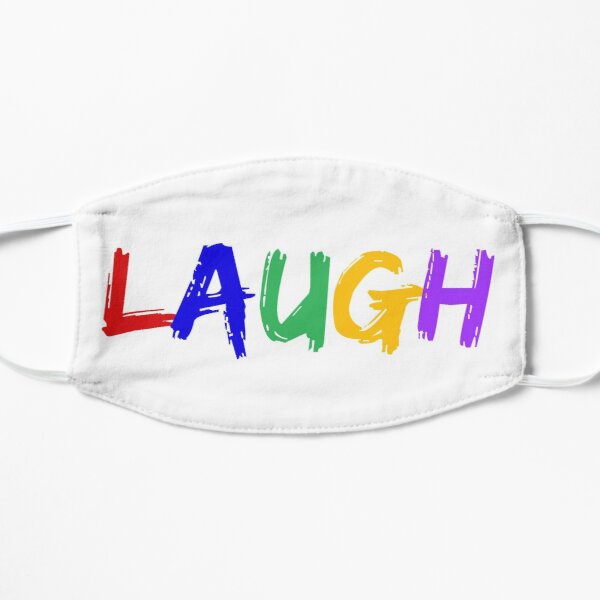LAUGH - Jacksepticeye Quote Flat Mask RB0107 product Offical Jacksepticeye Merch