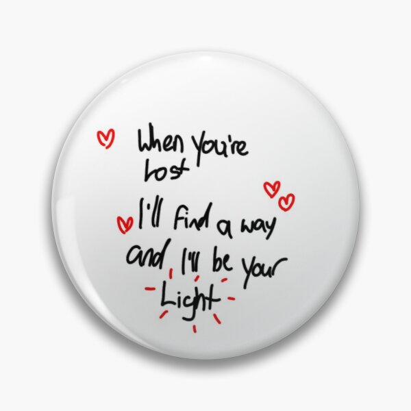 Jacksepticeye Handwritten Quote: Light Pin RB0107 product Offical Jacksepticeye Merch
