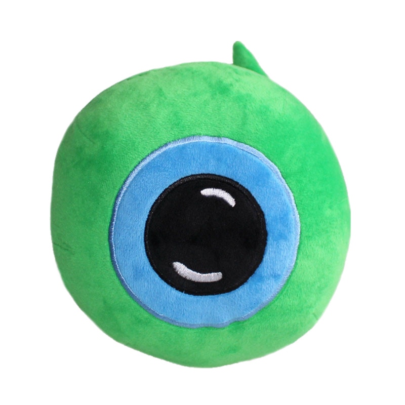 22CM Creative Funny Green Big Eye Stuffed Toys Hot Jacksepticeye Sam Plush Stuffed Toys Dolls For Children Halloween Spoof Gift