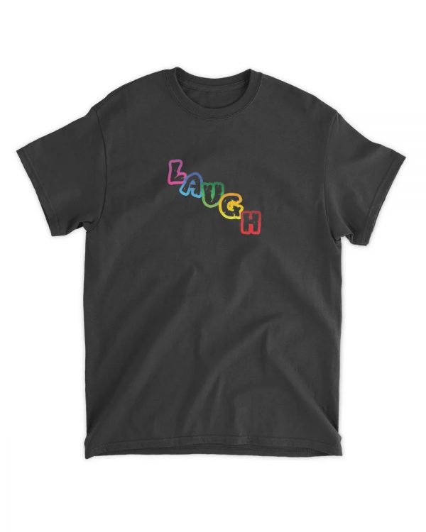 jacksepticeye-t-shirts-laugh-rainbown-color-classic-t-shirts